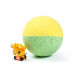 Бурлящий шарик с игрушкой "Тропический остров", 120гр