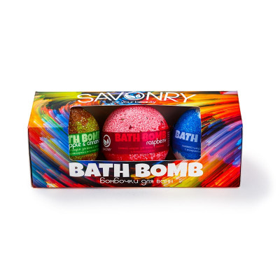 Подарочный набор BATH BOMB (шарики)